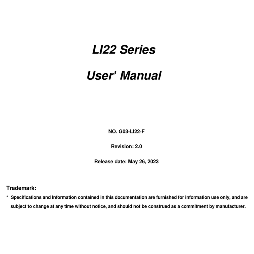 JETWAY LI22 Series User manual JETWAY LI22 Series User manual