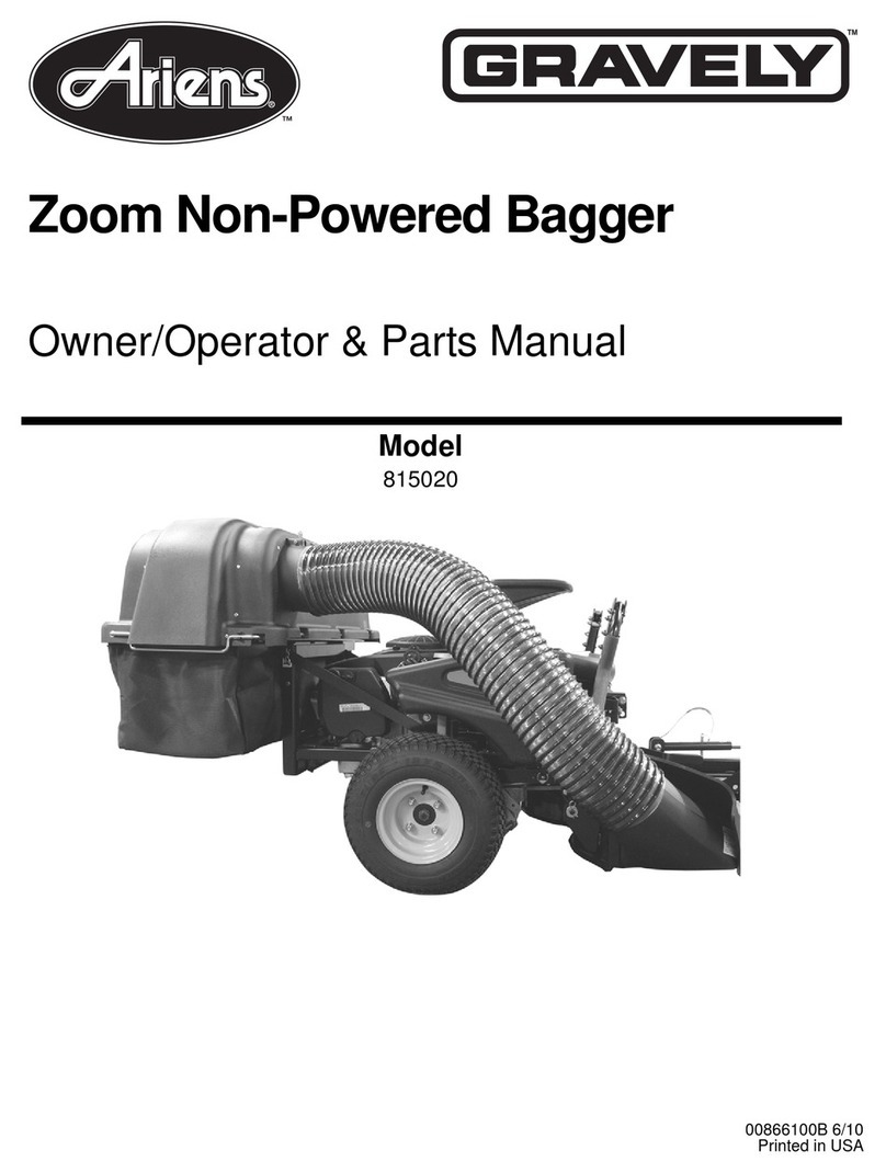 Ariens GRAVELY 815020 Owner/Operator & Parts Manual