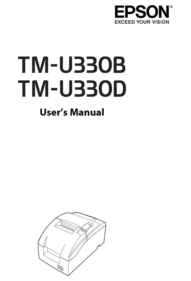 Epson TM-U330B User manual