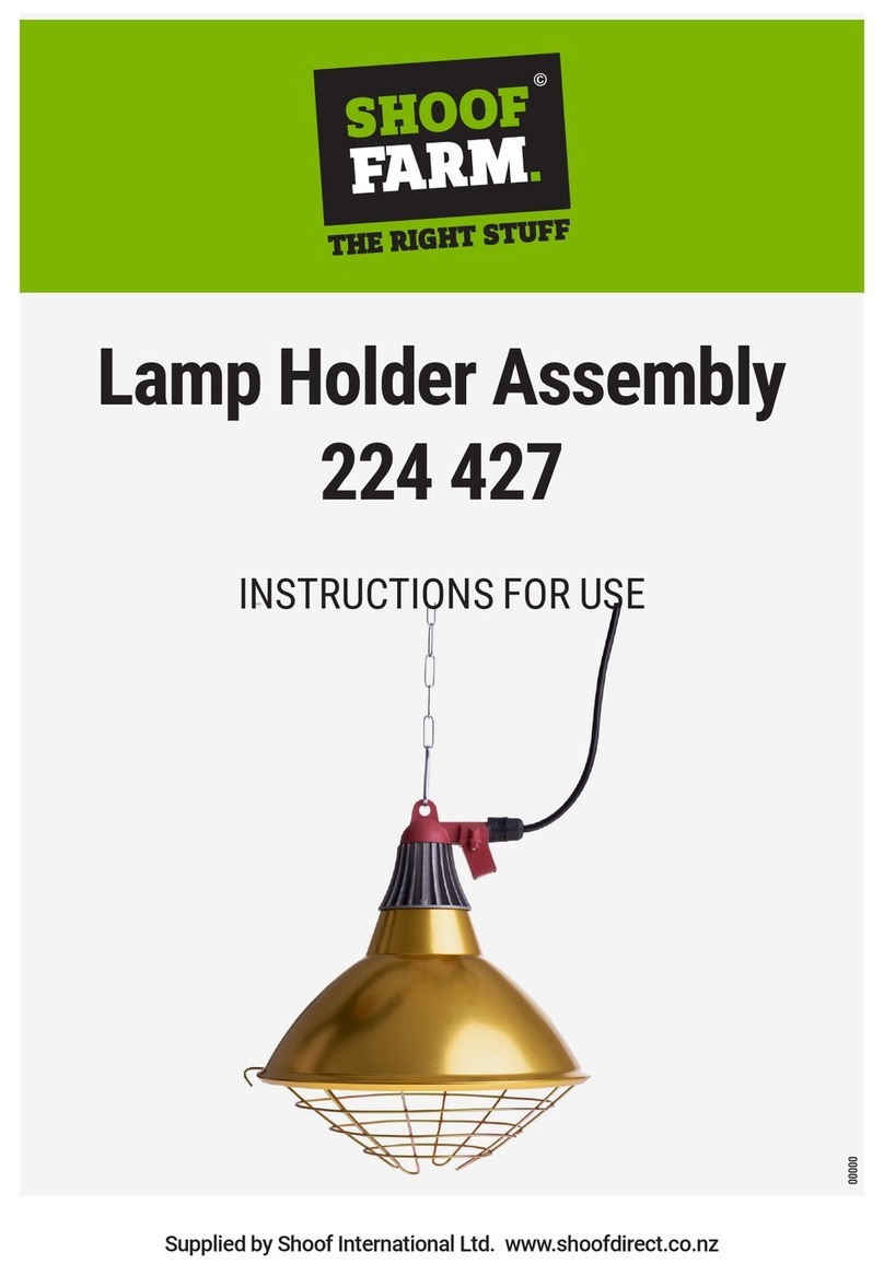 Shoof FARM 224 427 Instructions for use