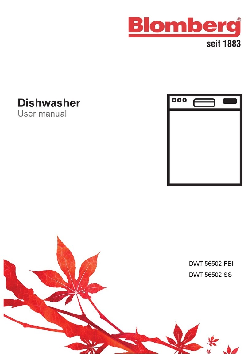 Blomberg DWT56502SS User manual