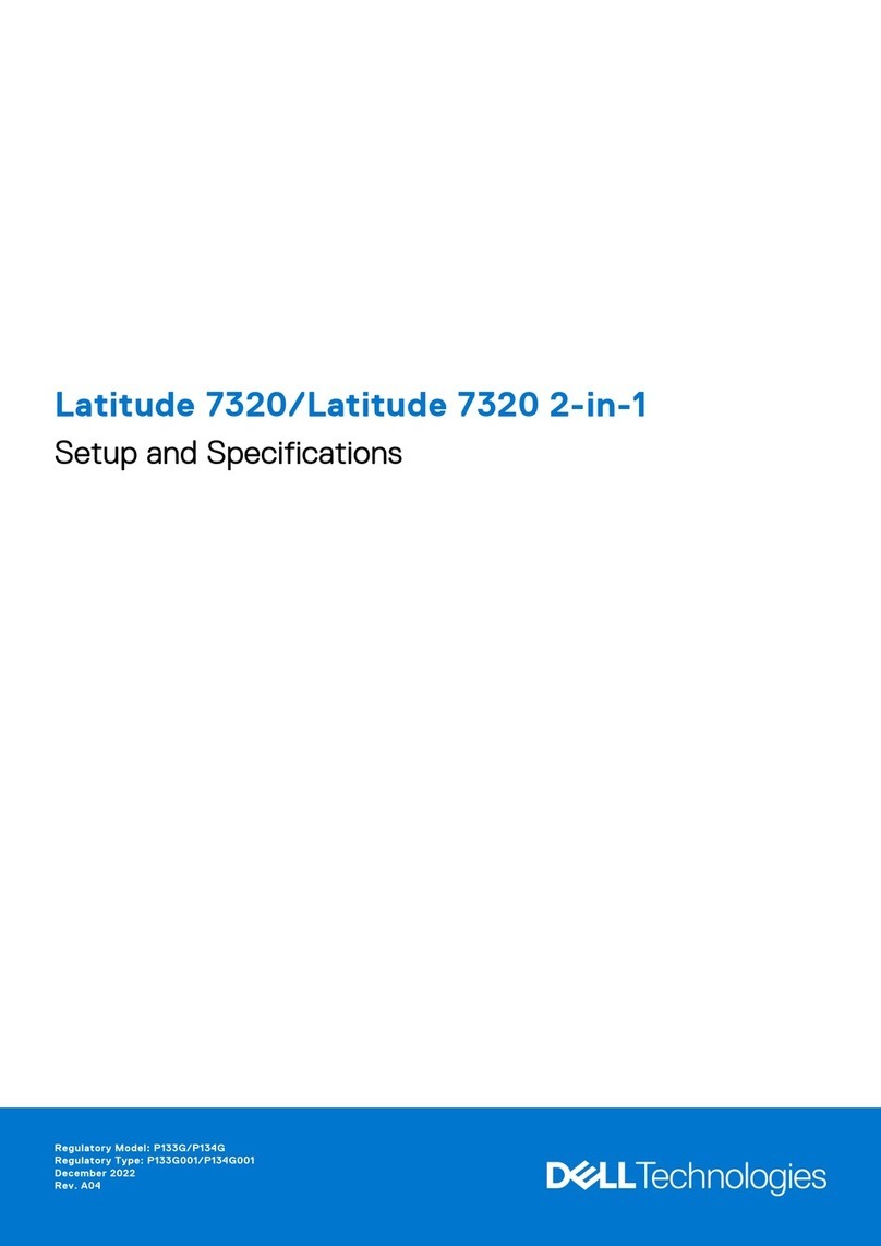 Dell Latitude 7320 2-in-1 Operation and maintenance manual Dell Latitude 7320 2-in-1 Operation and maintenance manual