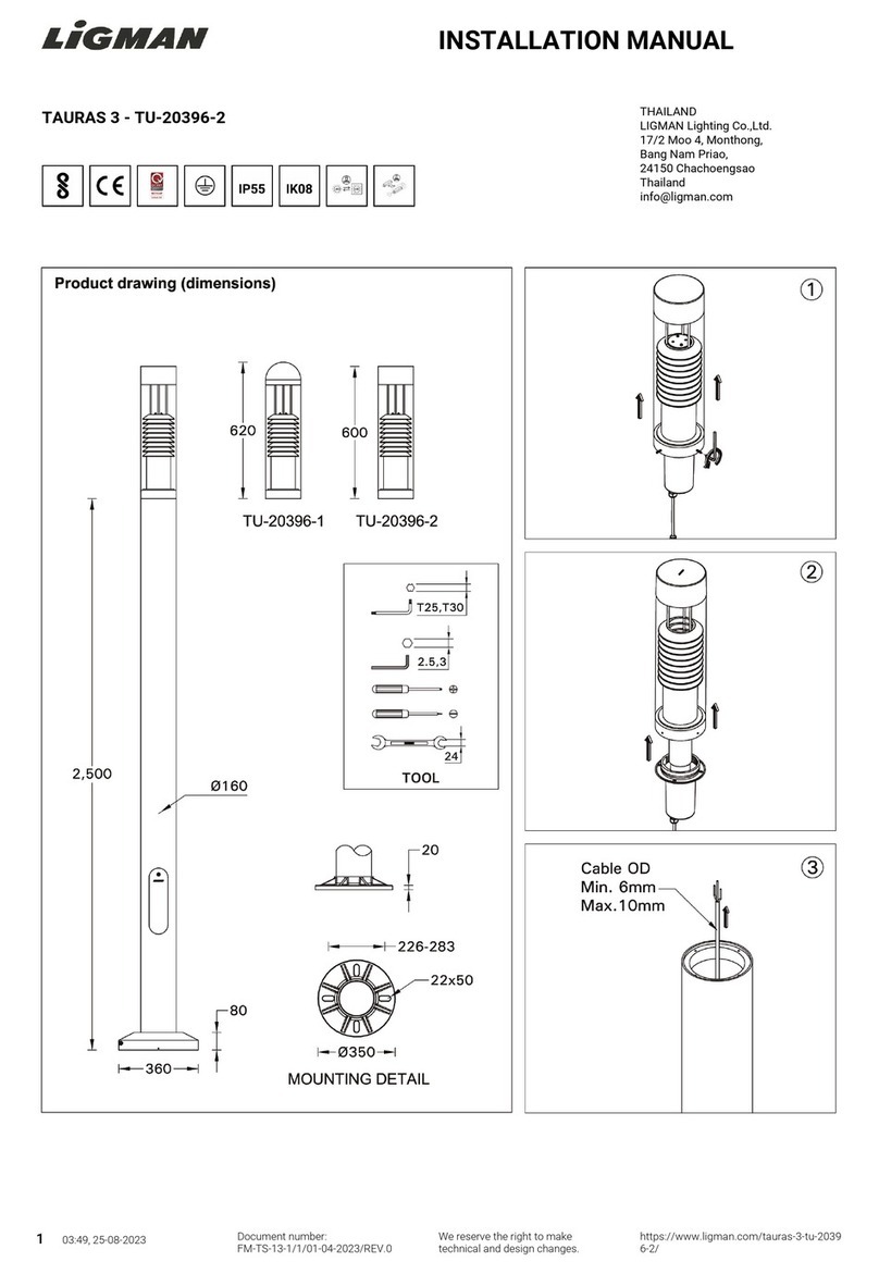 LIGMAN TAURAS 3 User manual