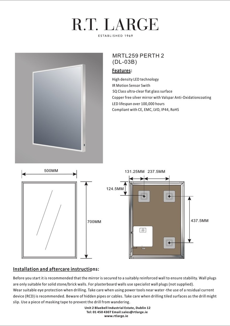 R.T. LARGE PERTH 2 MRTL259 installation instructions