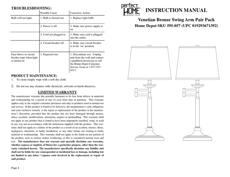 Home Essentials 595-057 quick start guide