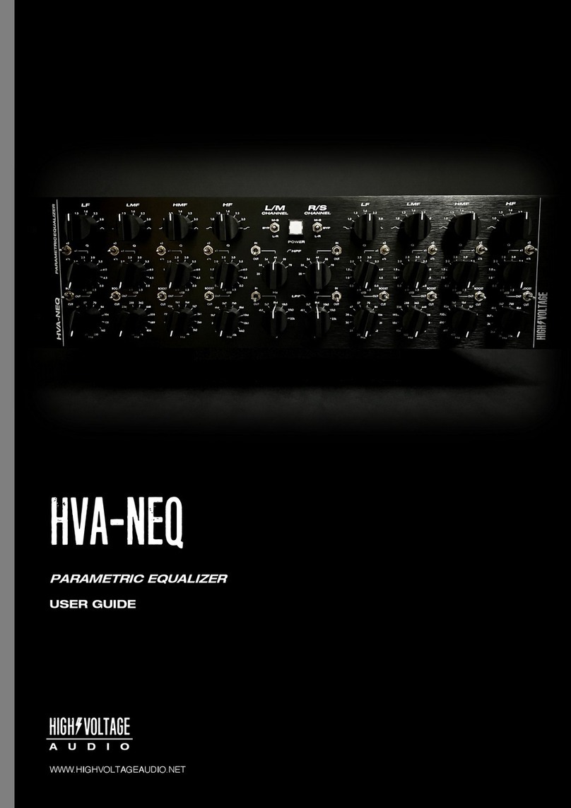 High Voltage Audio HVA-NEQ User manual