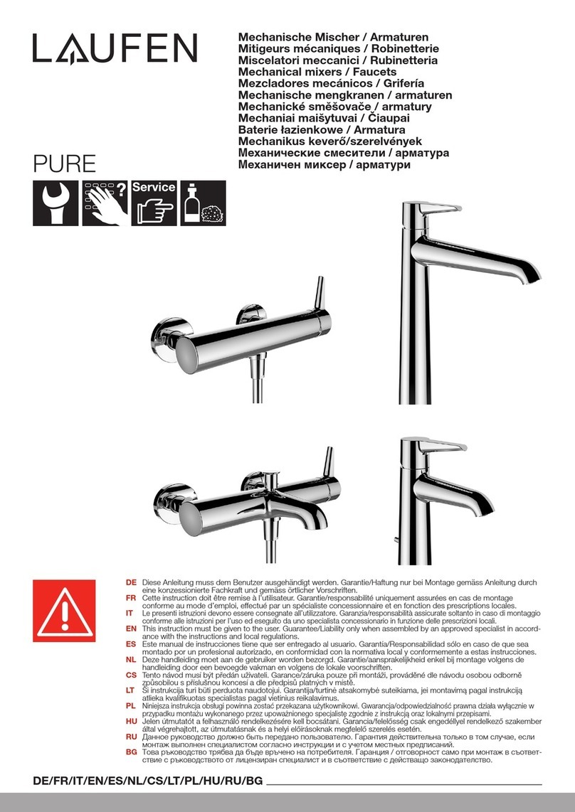 Laufen PURE HF901703100000 quick start guide
