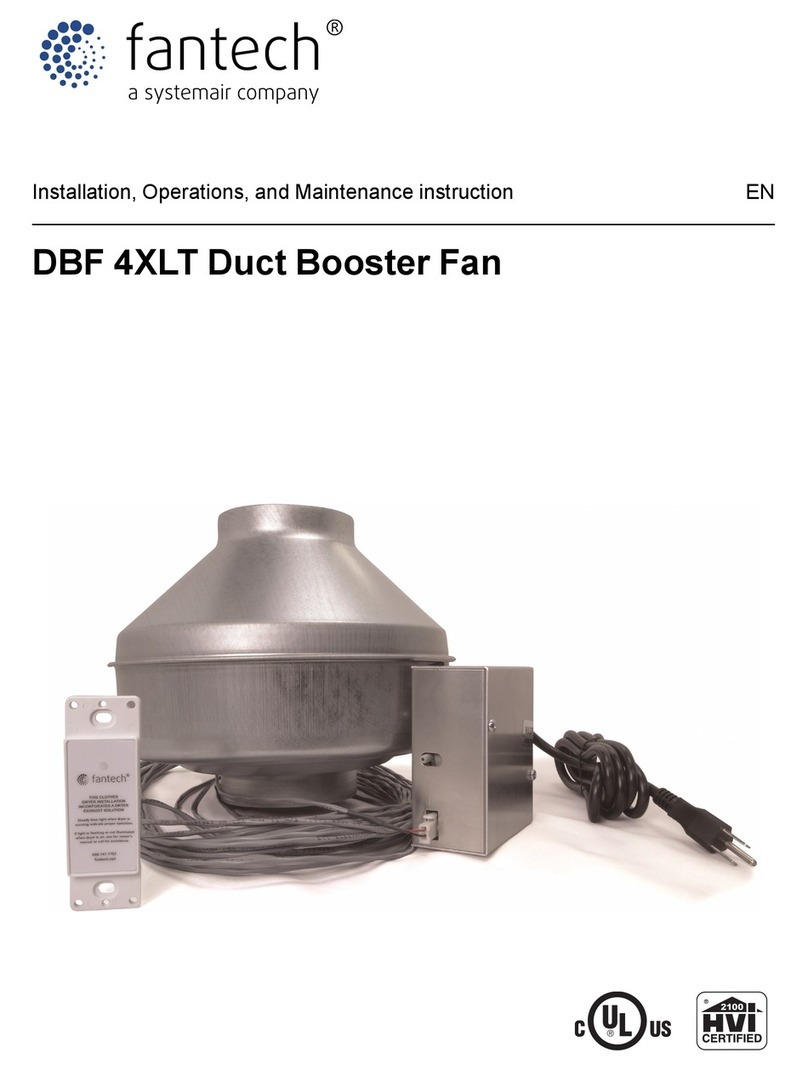 System air Fantech DBF 4XLT Manual