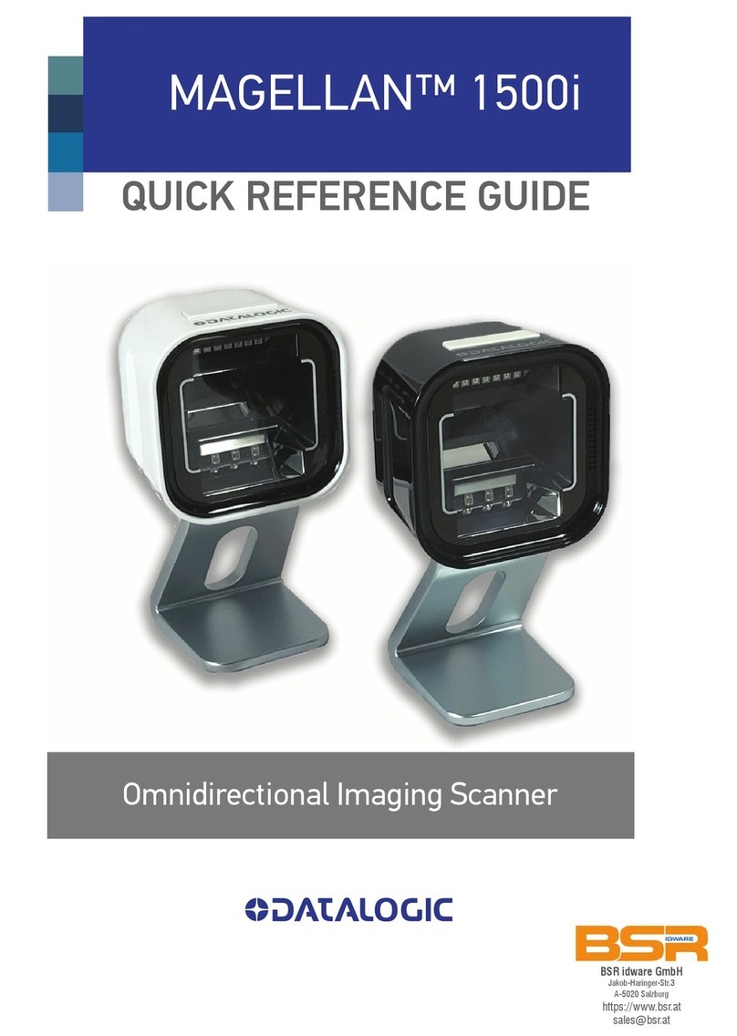 Datalogic Magellan 1500i Quick reference guide