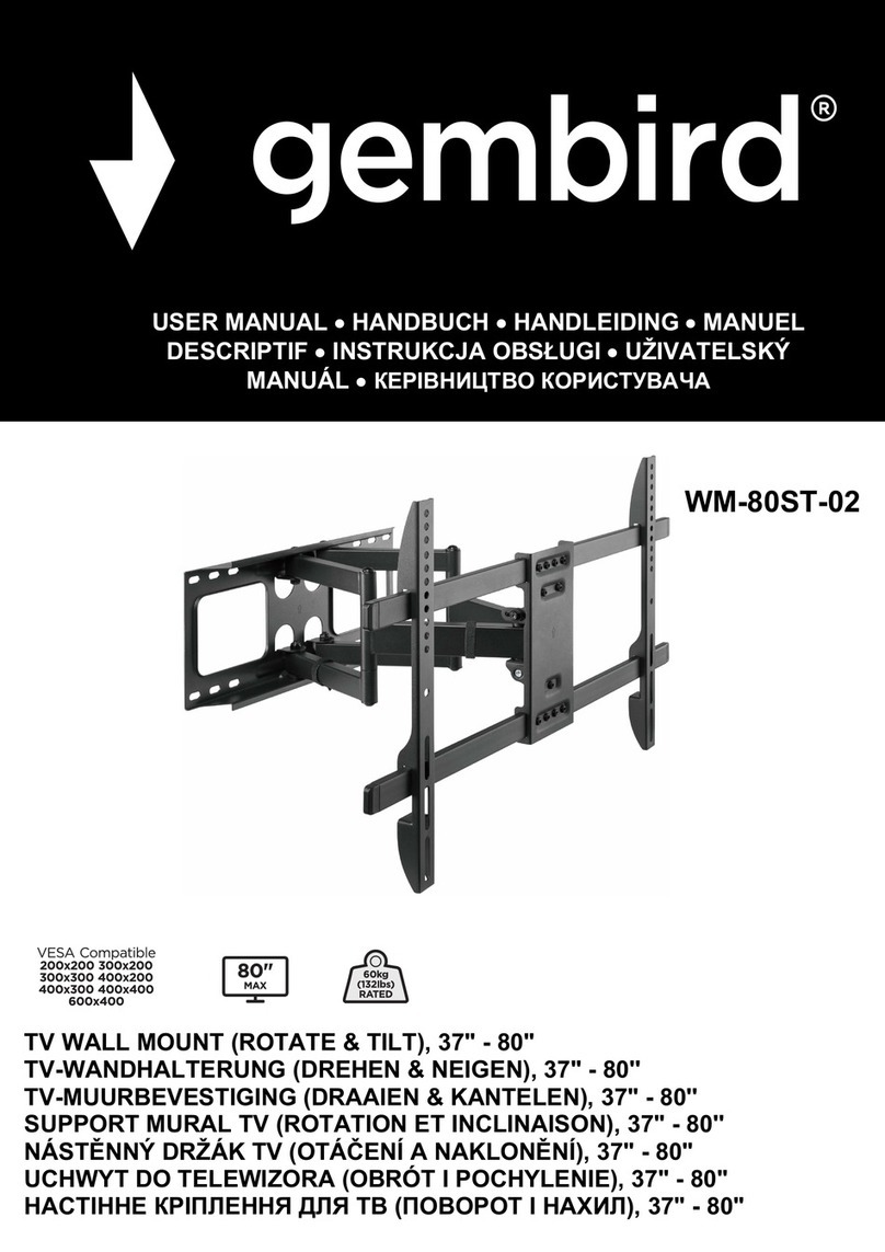 Gembird WM-80ST-02 User manual