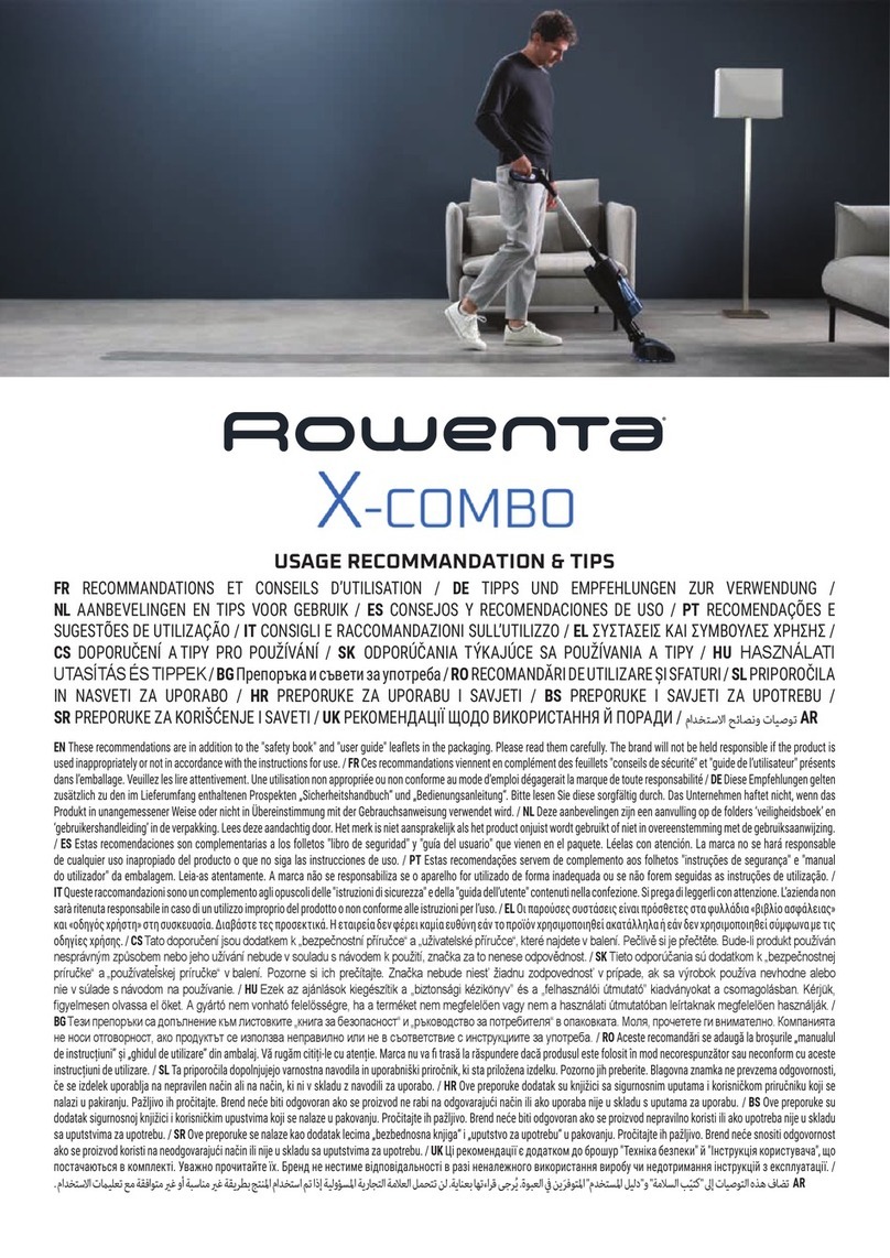 Rowenta X-Combo GZ3039WO manual