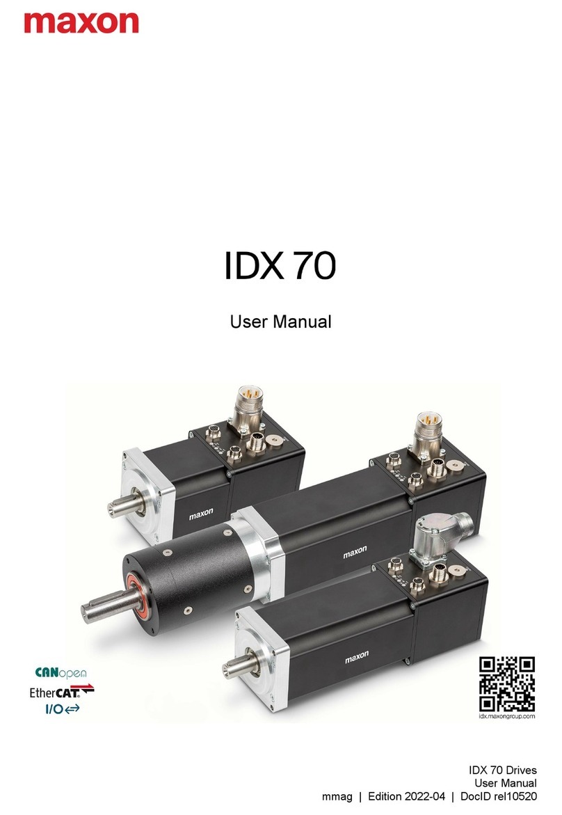 Maxon IDX 70 User manual