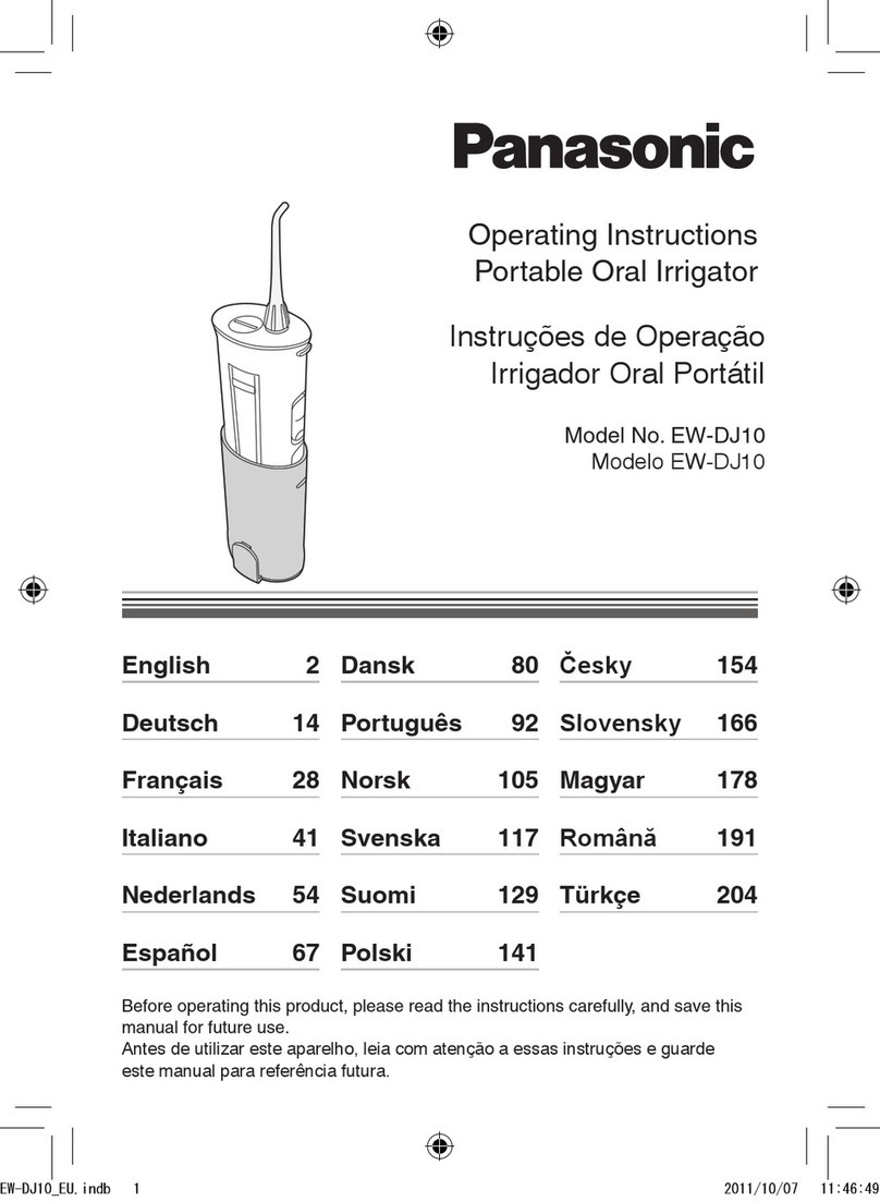Panasonic EWDJ10 User manual