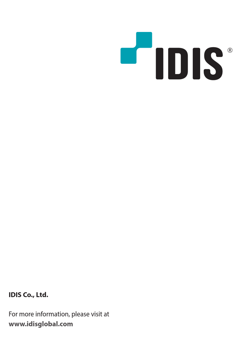Idis DirectIP DR-6532P installation manual