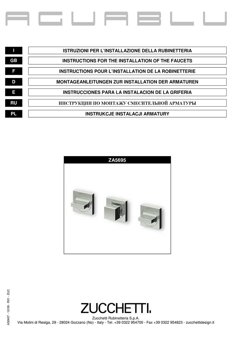 ZUCCHETTI ACUABLU ZA5695 Parts list manual