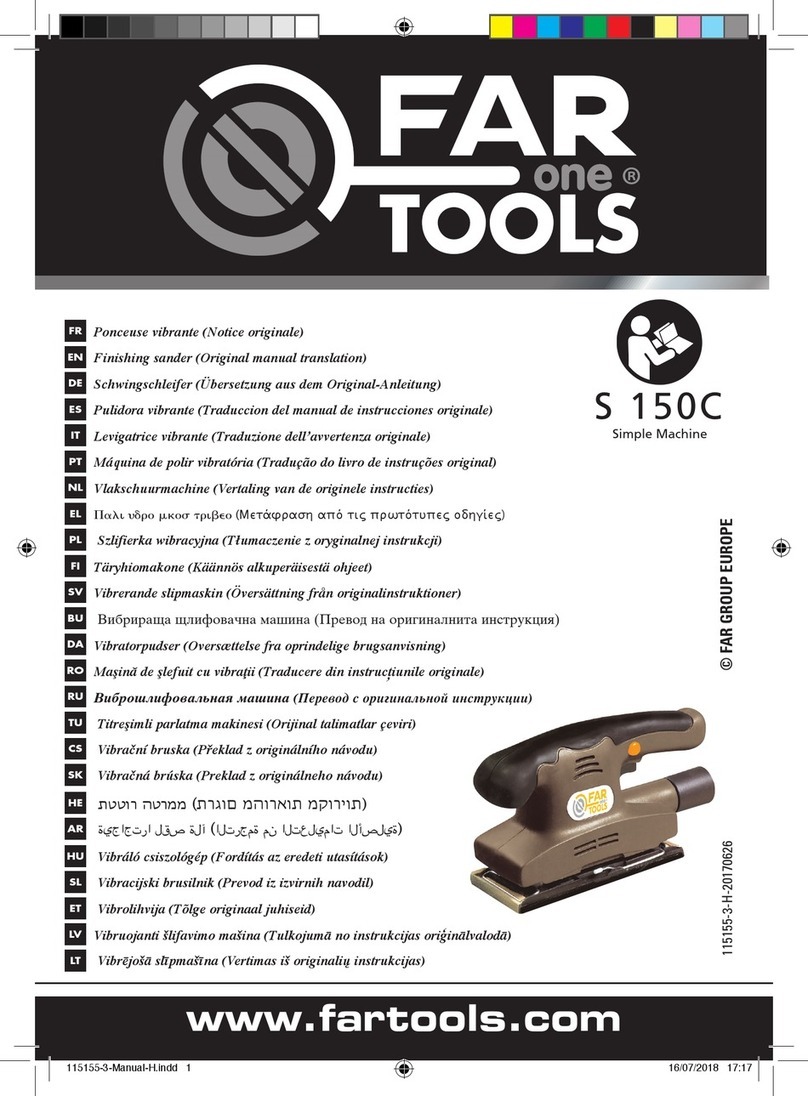 Far Tools S 150C Use and care manual