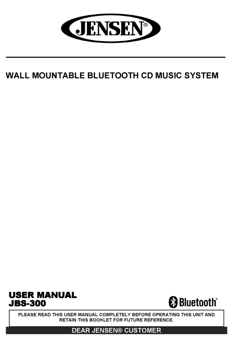 Jensen JBS-230 User manual