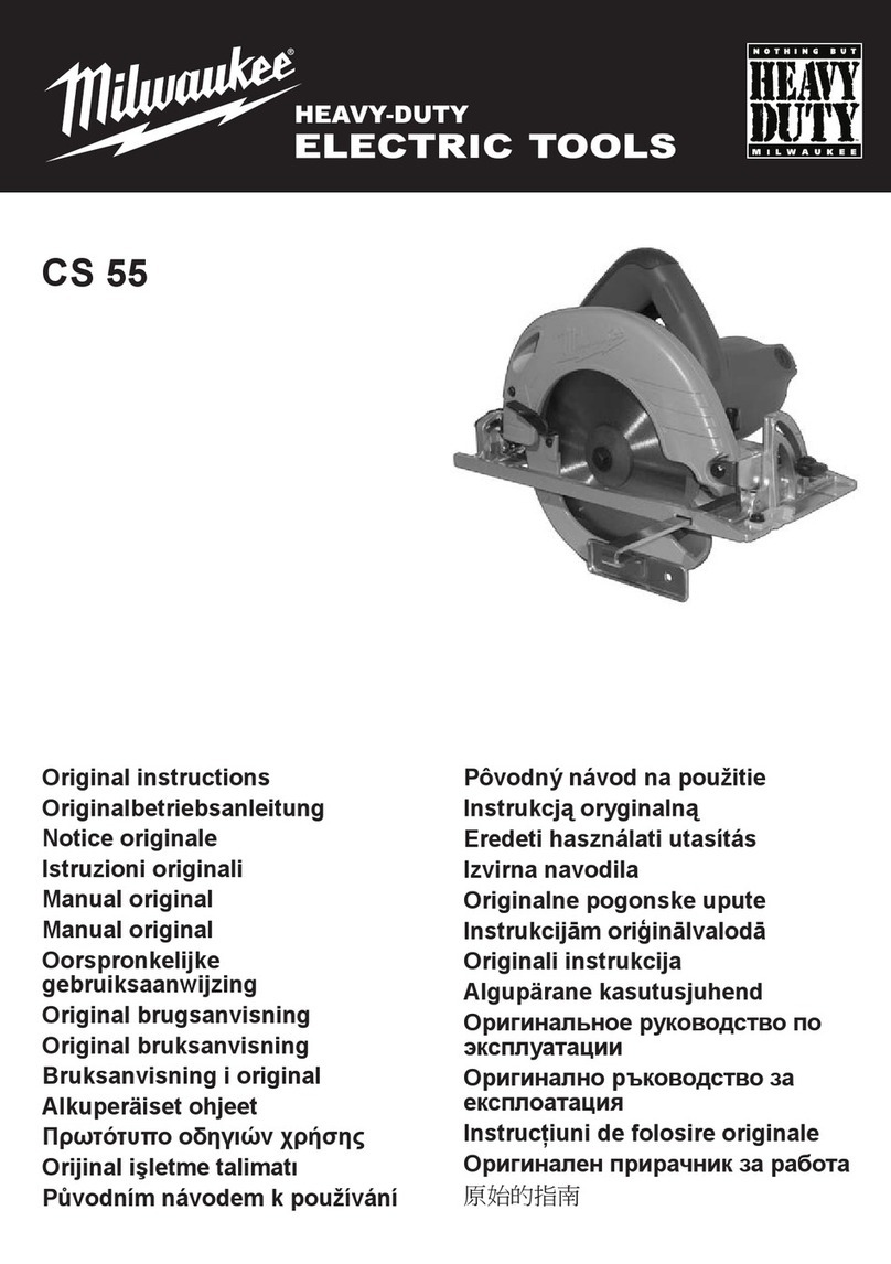 Milwaukee CS 55 User manual