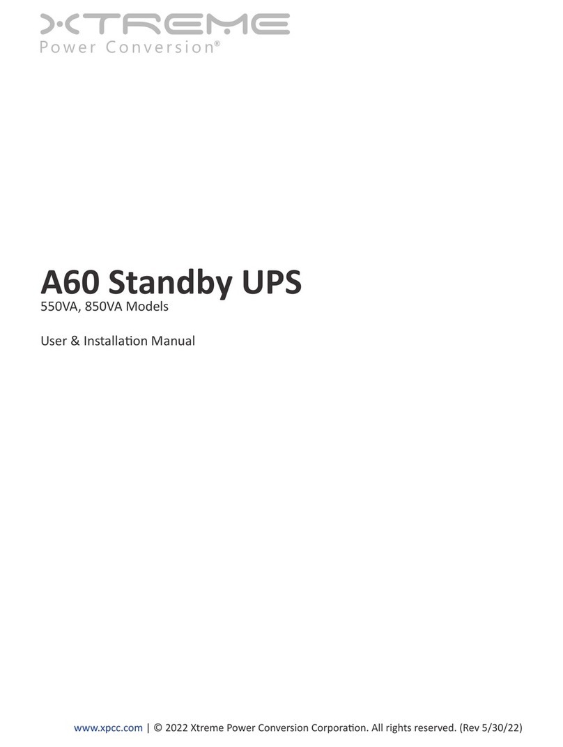 Xtreme Power Conversion A60 Standby Guide