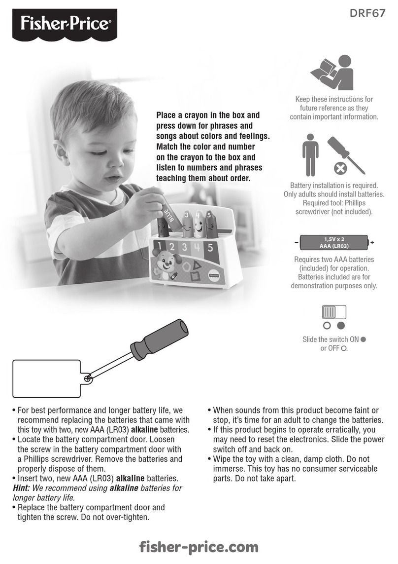 Fisher-Price DRF67 User manual Fisher-Price DRF67 User manual