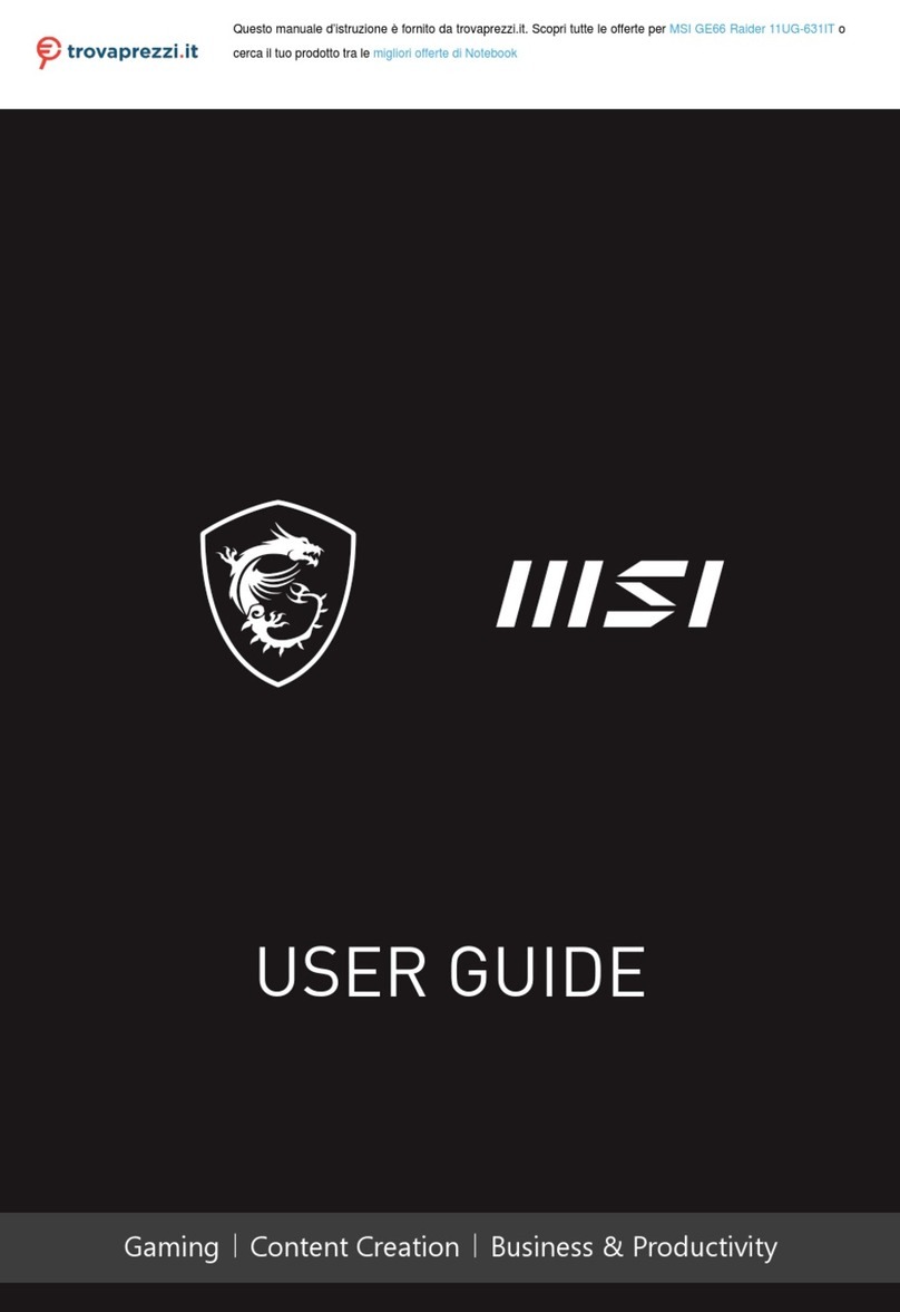 MSI 11UG-631IT user guide