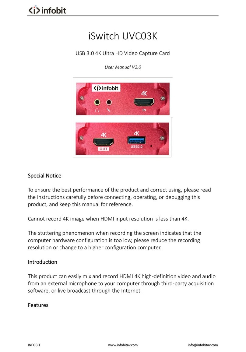 infobit iSwitch UVC03K manual