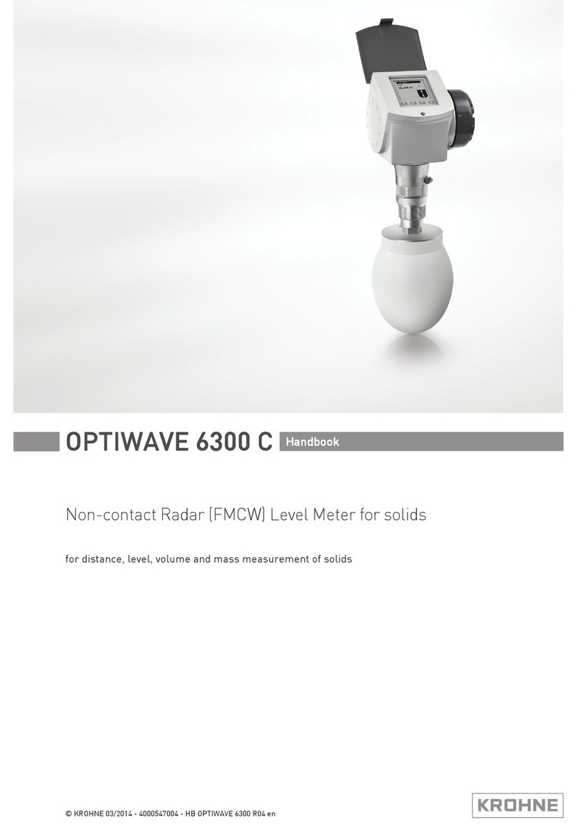 KROHNE OPTIWAVE 6300 C Handbook