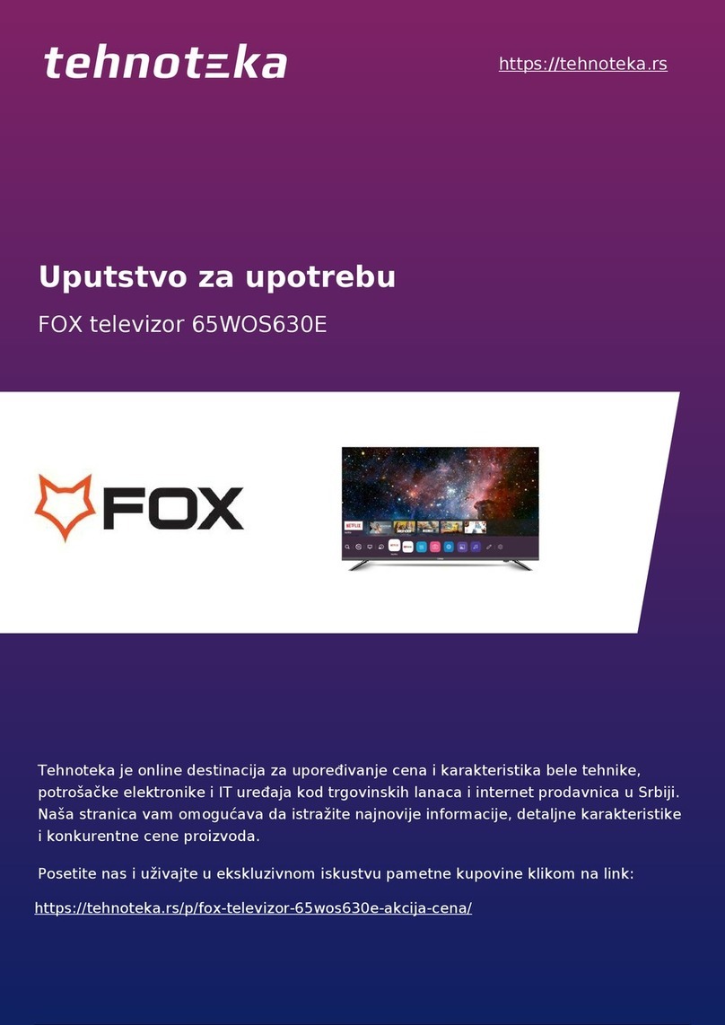 Fox 65WOS630E User manual