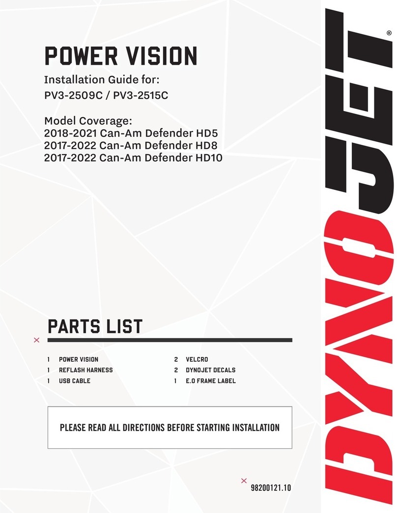 Dynojet POWER VISION PV3-2509C User manual