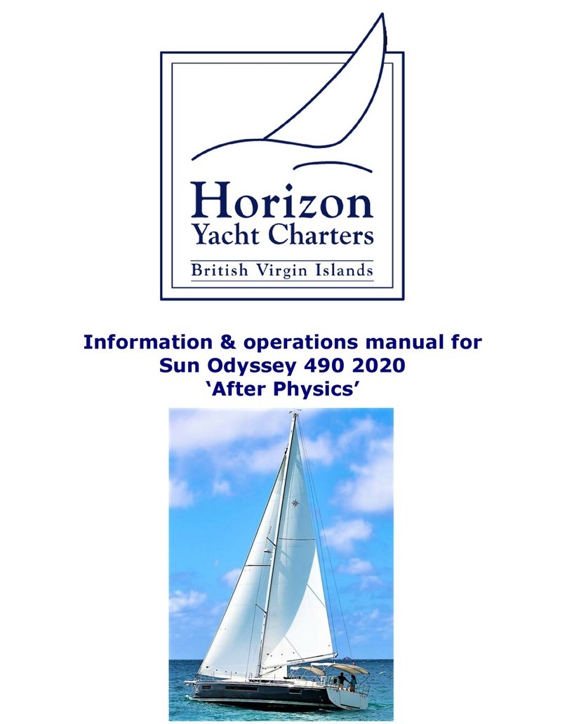Horizon Yacht Charters Sun Odyssey 490 2020 Operation manual Horizon Yacht Charters Sun Odyssey 490 2020 Operation manual