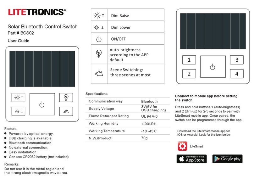 LITETRONICS BCS02 User manual