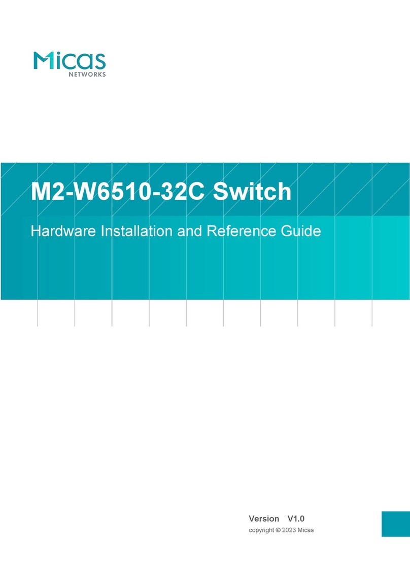 Micas M2-W6510-32C Hardware installation and reference guide Micas M2-W6510-32C Hardware installation and reference guide