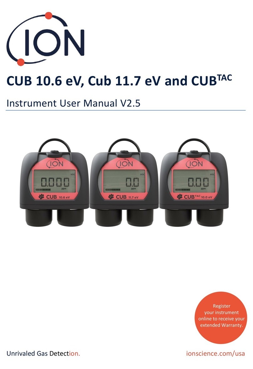 ION CUB 10.6 eV User manual