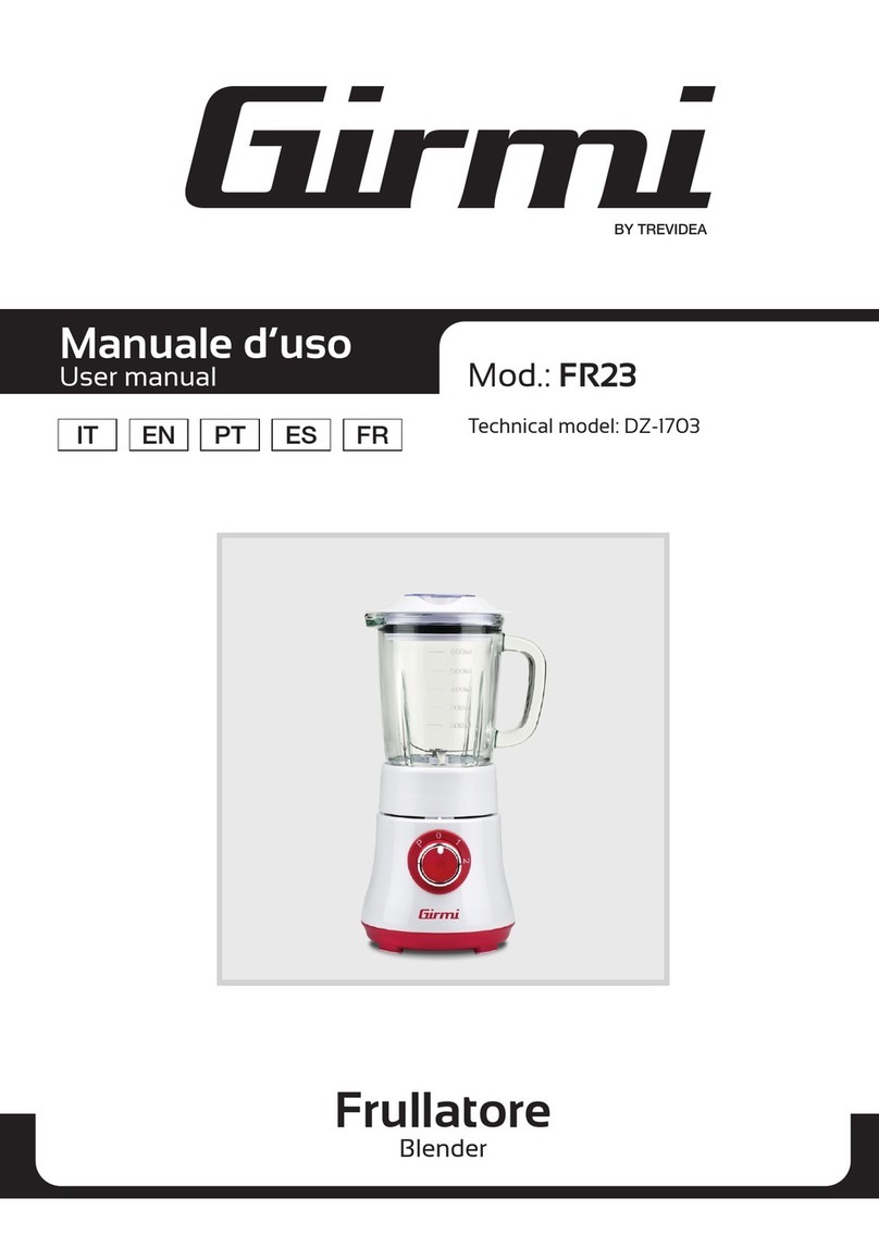 TREVIDEA Girmi FR23 user manual