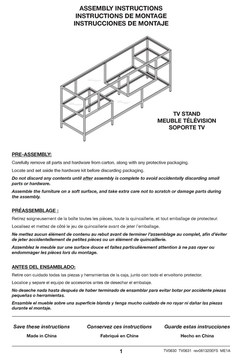Garth TV0630 User manual