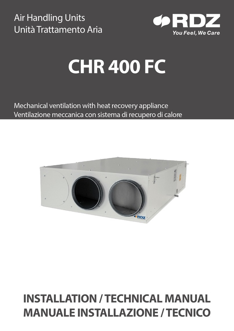 RDZ CHR 400 FC Installation and technical manual RDZ CHR 400 FC Installation and technical manual