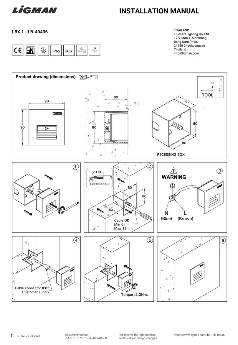 LIGMAN LBX 1 installation manual