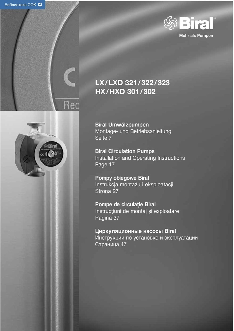 Biral LX 321 User manual