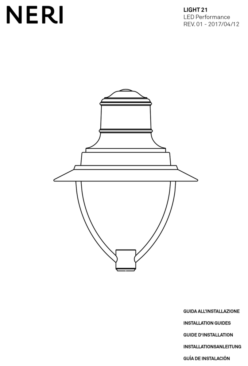 NERI LIGHT 21 Installation guides
