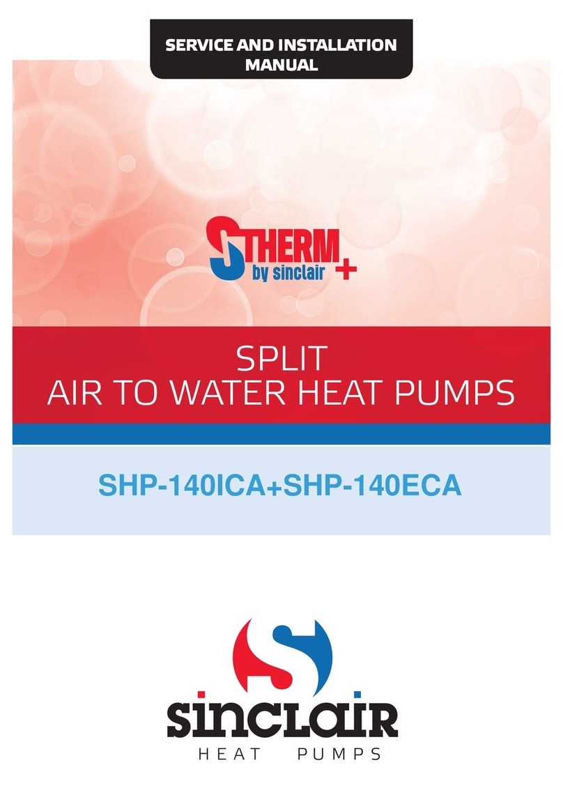 Sinclair Stherm SHP-140ICA Service and installation manual