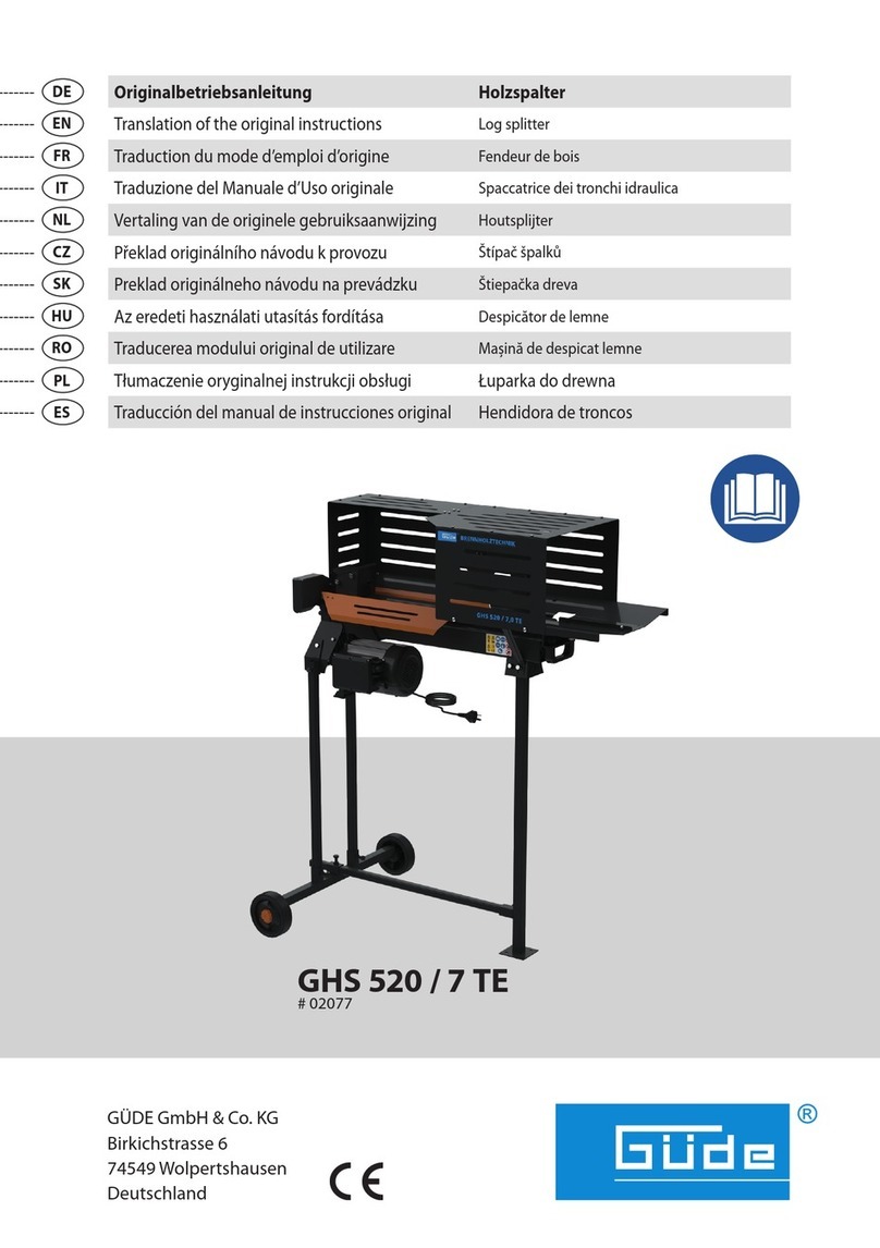 Gude GHS 520 / 7 TE User manual
