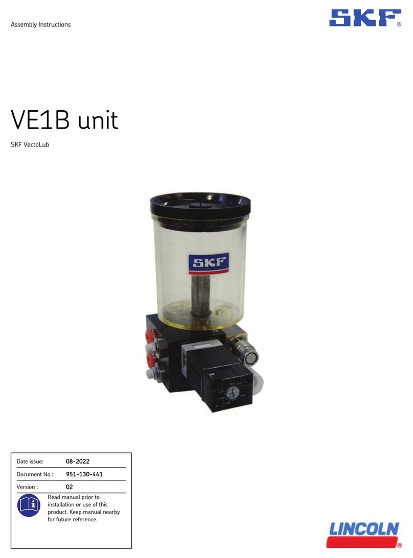 Lincoln SKF VectoLub VE1B unit Assembly instructions