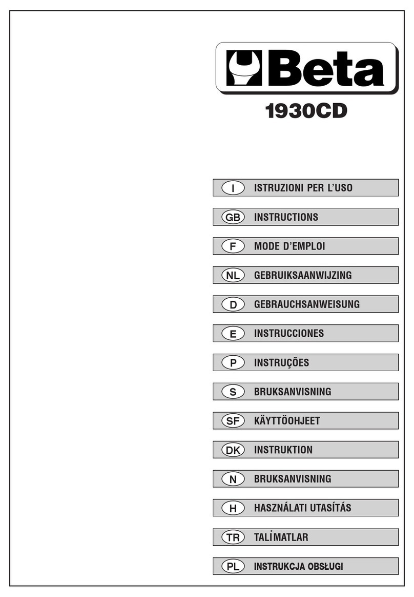 Beta 1930CD User manual