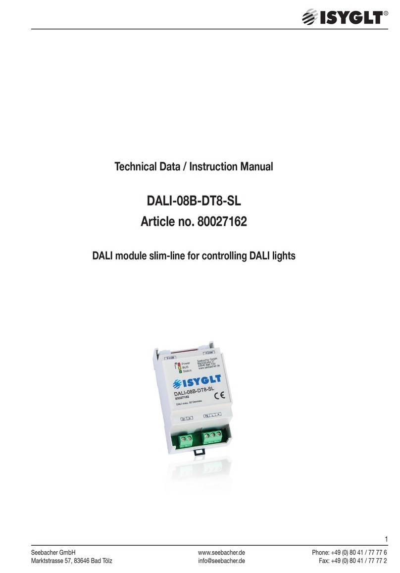 ISYGLT DALI-08B-DT8-SL instruction manual