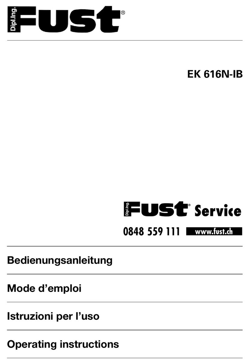FUST EK 616N-IB operating instructions
