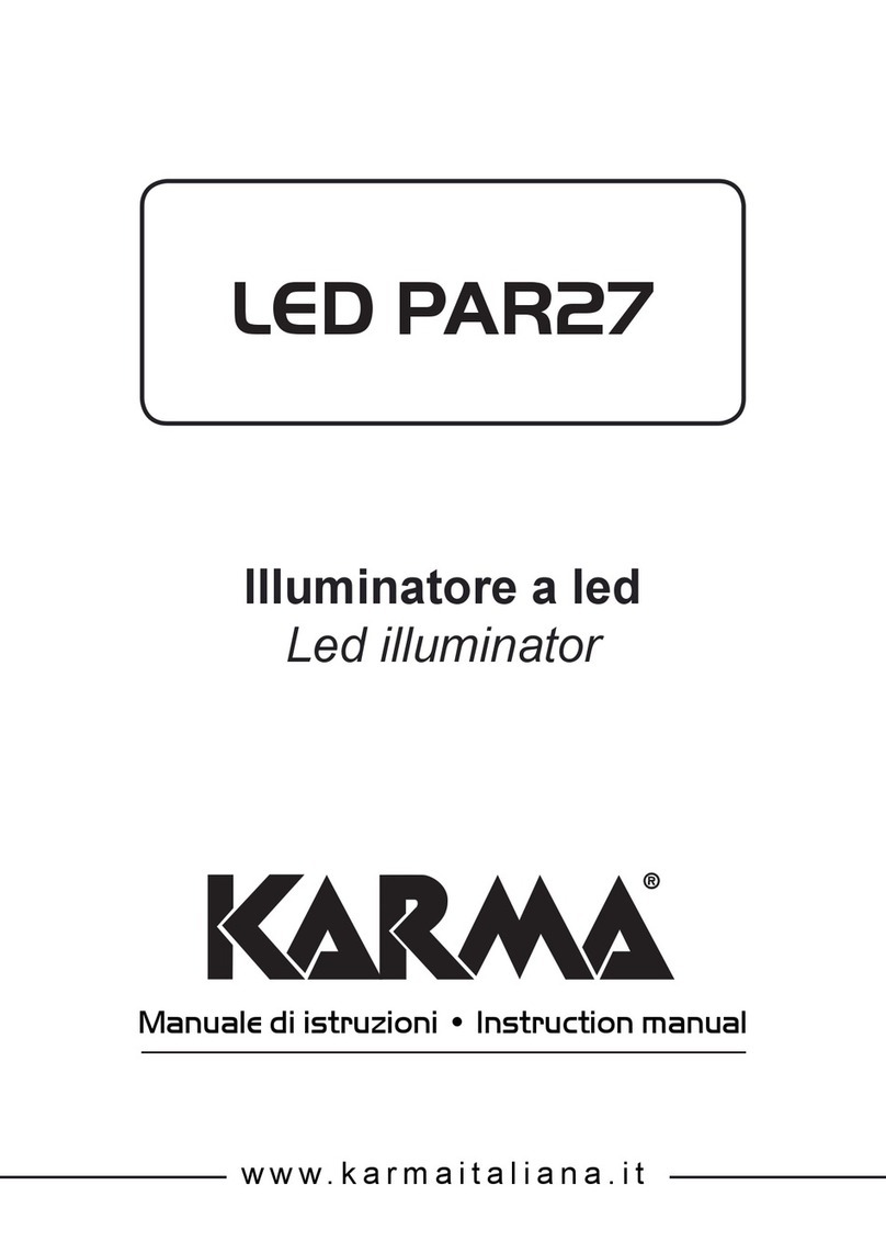 Karma LED PAR27 instruction manual