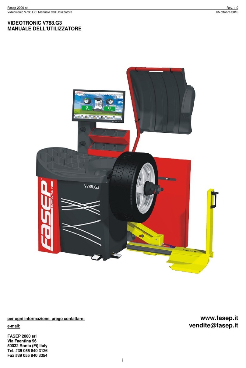 Fasep VIDEOTRONIC V788.G3 user manual