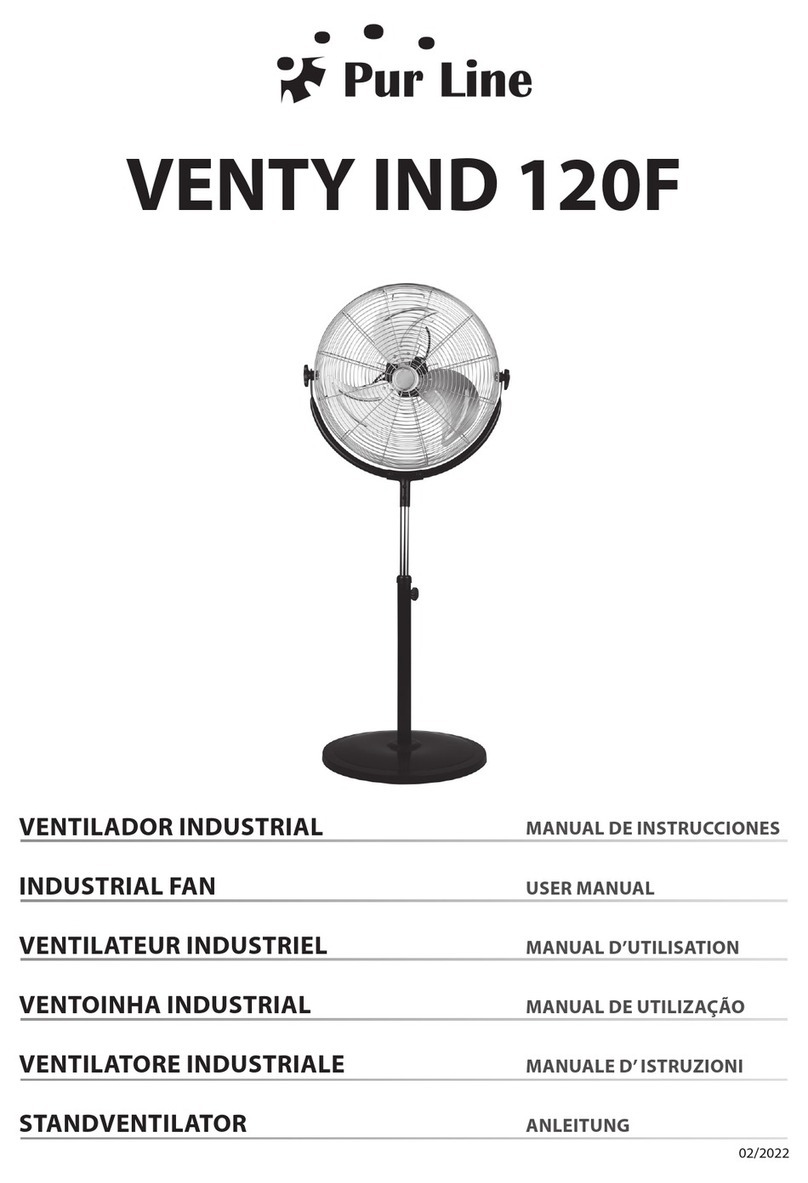 Pur Line VENTY IND 120F User manual