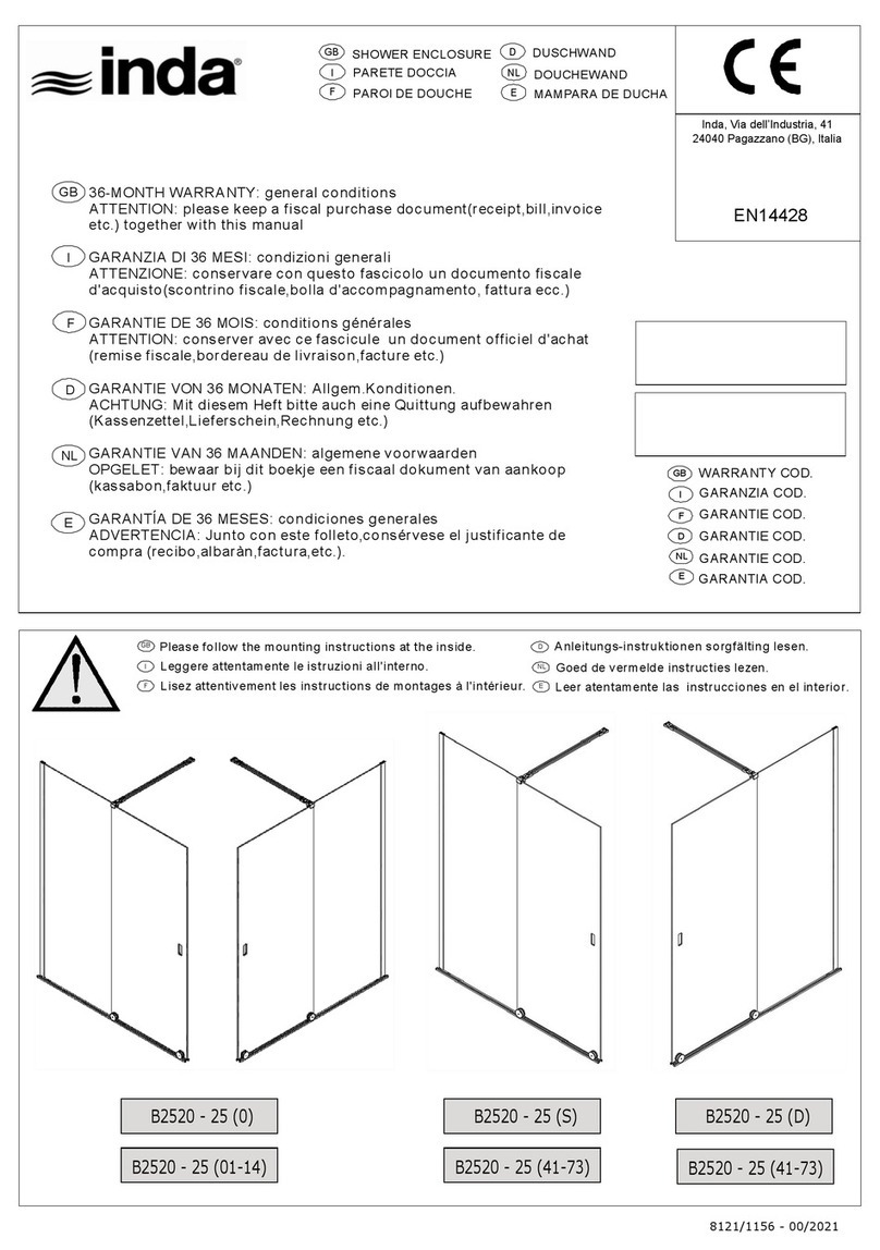 INDA B2520-25 User manual