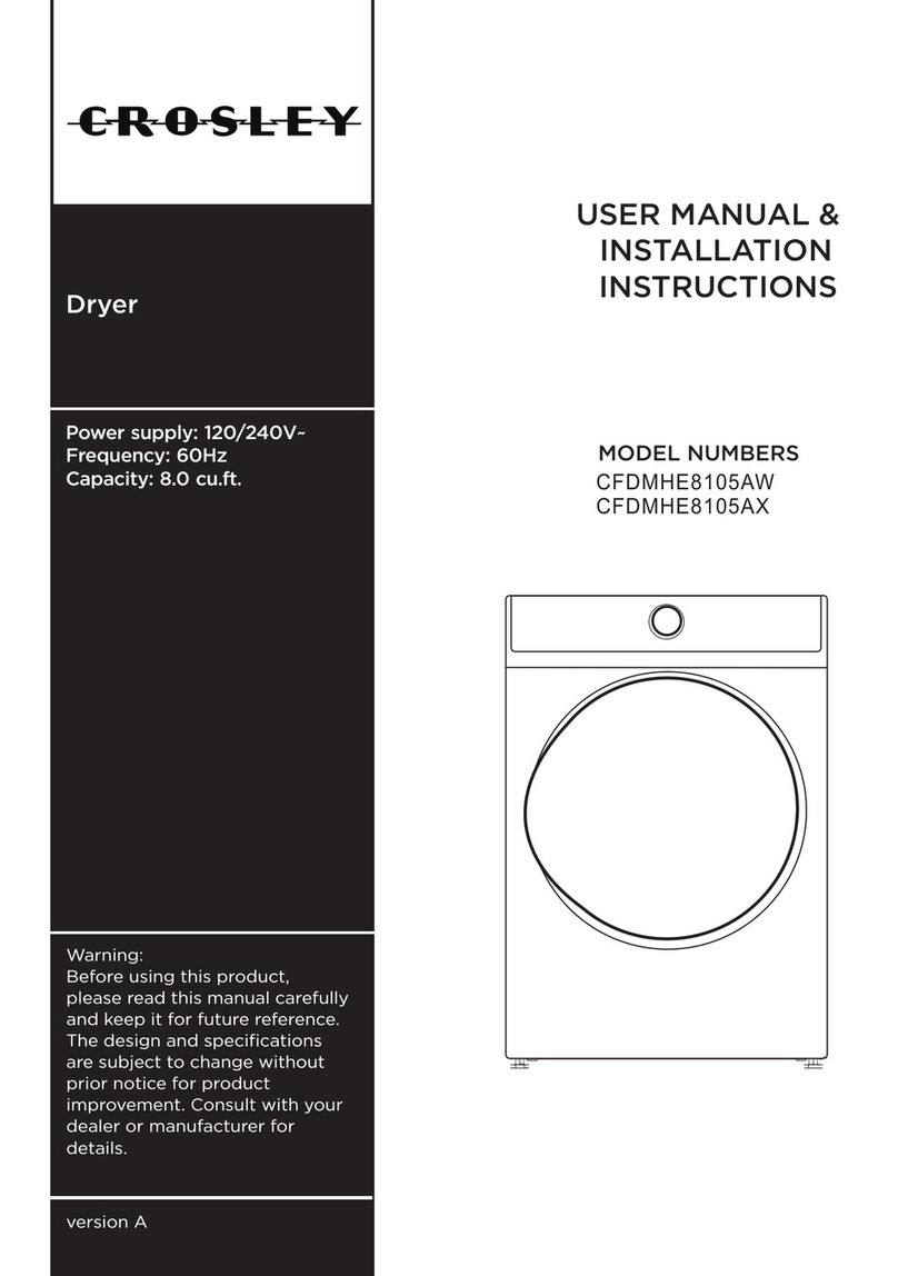 Crosley CFDMHE8105AW Manual